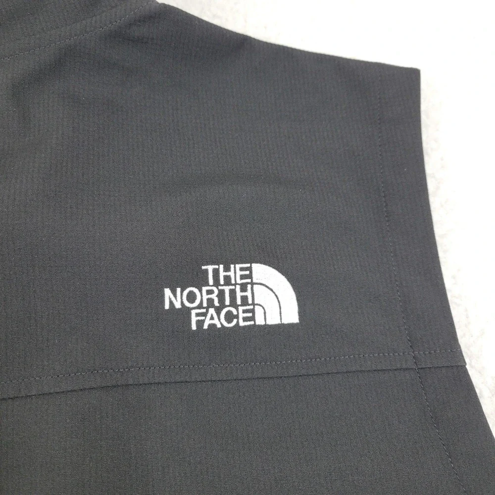 North Face Vest Mens XL Black Castle‎ Rock Softshell Fleece Outdoors Enspira